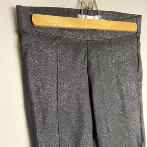 Glitter black jegging leggings Sparkle stretchy pants summer dress pants